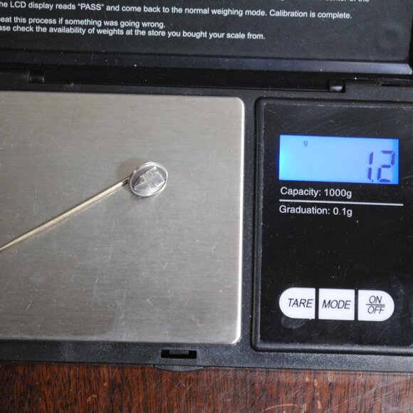 Vintage "I Am an Episcopalian" Episcopal Shield Hayward Sterling Stick Pin - Picture 9 of 9